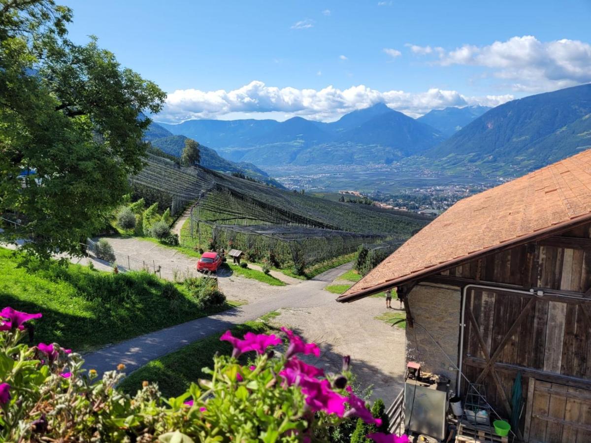 Ferienwohnung Brunjaunhof Schenna Buitenkant foto